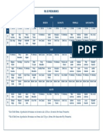 Rol de Predicadores Hasta Agosto