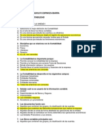 Cuestionario de Autoevalucaion I Ii Contabilidad PDF