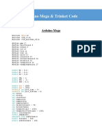 Arduino Mega & Trinket Code