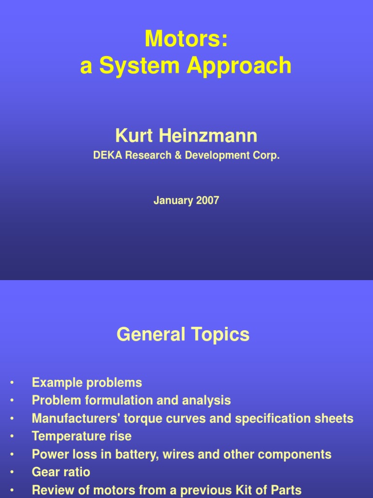 Motor Power Loss and Efficiency Analysis | PDF | Power (Physics ...