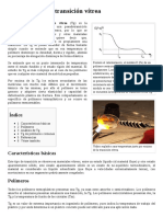 Temperatura de Transición Vítrea