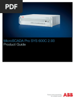 Microscada Pro Sys 600C 2.93: Product Guide