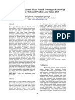 828 Nurbayani - Hubungan Pengetahuan, Sikap, Praktik Ibu Dengan Karies Gigi PDF