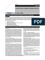 Current Trends in English Language Teaching: Research Paper Literature