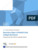 Qeverisja e Hapur e Pushtetit Lokal Në Rajon Dhe Kosovë