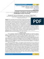 Safety Selected Insecticides To Predators and Egg Parasitoids of Planthoppers in Rice Ecosystem