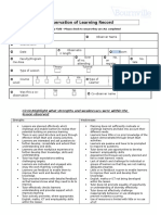 Blank Probational Form