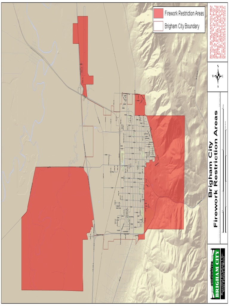 Brigham City Firework Restrictions Map | PDF | Science | Geography