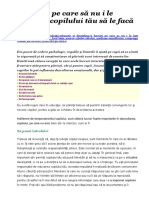 9 Lucruri Pe Care Să Nu i Le Interzici Copilului Tău Să Le Facă