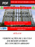 Aula 34 -Verificaes de Clculo Em Reservatrio 2
