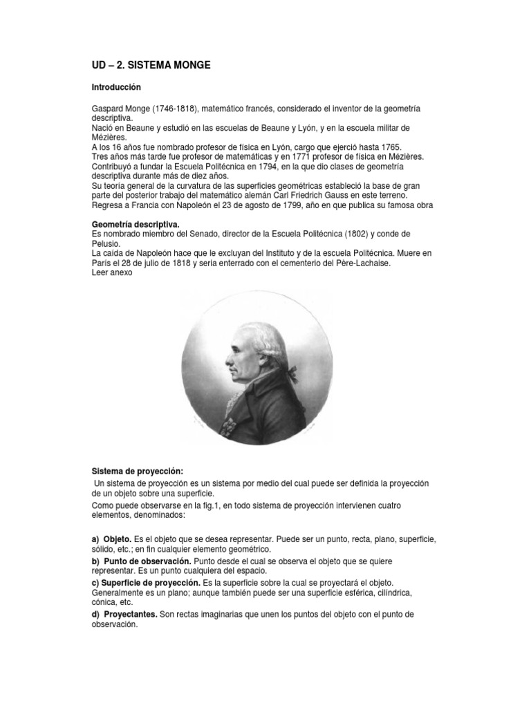 Sistema Monge | PDF | Geometría | Geometria clasica