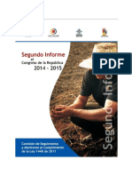 Segundo Informe Comisión de Seguimiento A La Ley de Víctimas y Restitución de Tierras 2014 - 2015