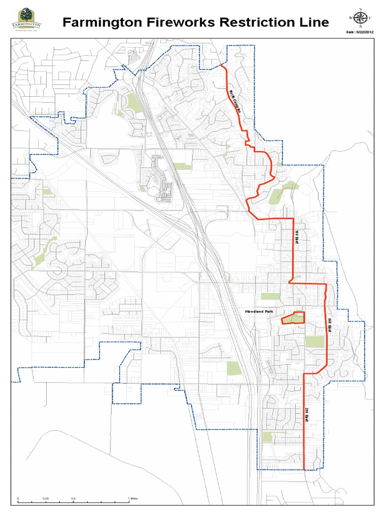 Farmington Map in PDF format
