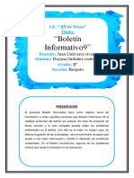 Boletín Informativo Ambiental Distrito Quilcas
