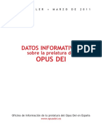 Datos Informativos Opus Dei Marzo 2011
