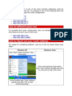 Lets Try Different Ports Now: Windows XP Windows Vista