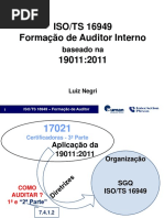 ISOTS 16949-Formacao de Auditor Interno