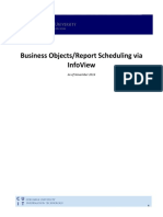 Job-Aid Power Users BO How To Schedule Reports Via InfoView