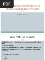 Lesson 1- The Historical Development of Number and Number Systems1