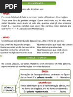 Estudos Literários - Gêneros Literários