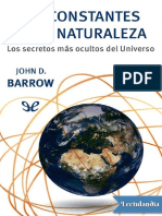 Las Constantes de La Naturaleza - John D Barrow