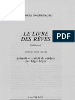Em Swedenborg Le Livre Des Reves DROMBOKEN Journal Des Annees 1743 1744 G E Klemming 1859 C TH Odhner 1918 Regis Boyer 1993