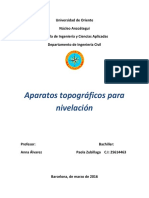 Equipos Topograficos de Nivelacion