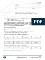 Word Stress Rules PDF