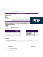 Formulario de Baja