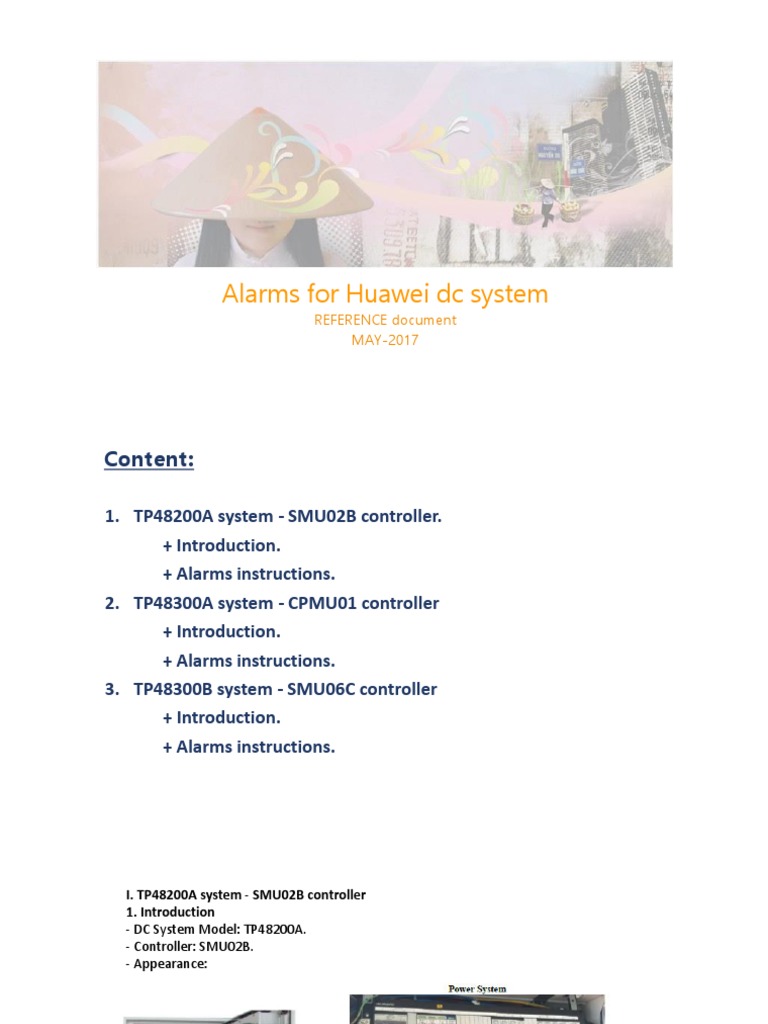 Alarms For Huawei DC System | PDF