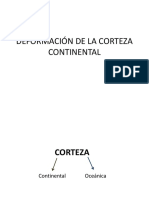 Deformación de la corteza continental