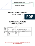 0.59062000 - 1469511231 - Bio Medical Waste Management SOP - 2