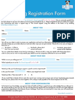 Running Registration Form