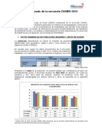 Análisis Comparado de La Encuesta CASEN 2013