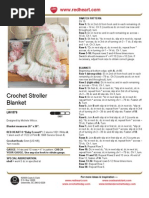 Download Free Pattern - Crochet Stroller Blanket LW1578 by Red Heart Yarns SN35239008 doc pdf
