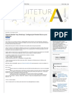 Arquitetura Ativa! - Tutorial Render Vray Sketchup - Configuração Render Básico para Interiores PDF