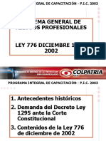 Ley 776 Riesgos Prof