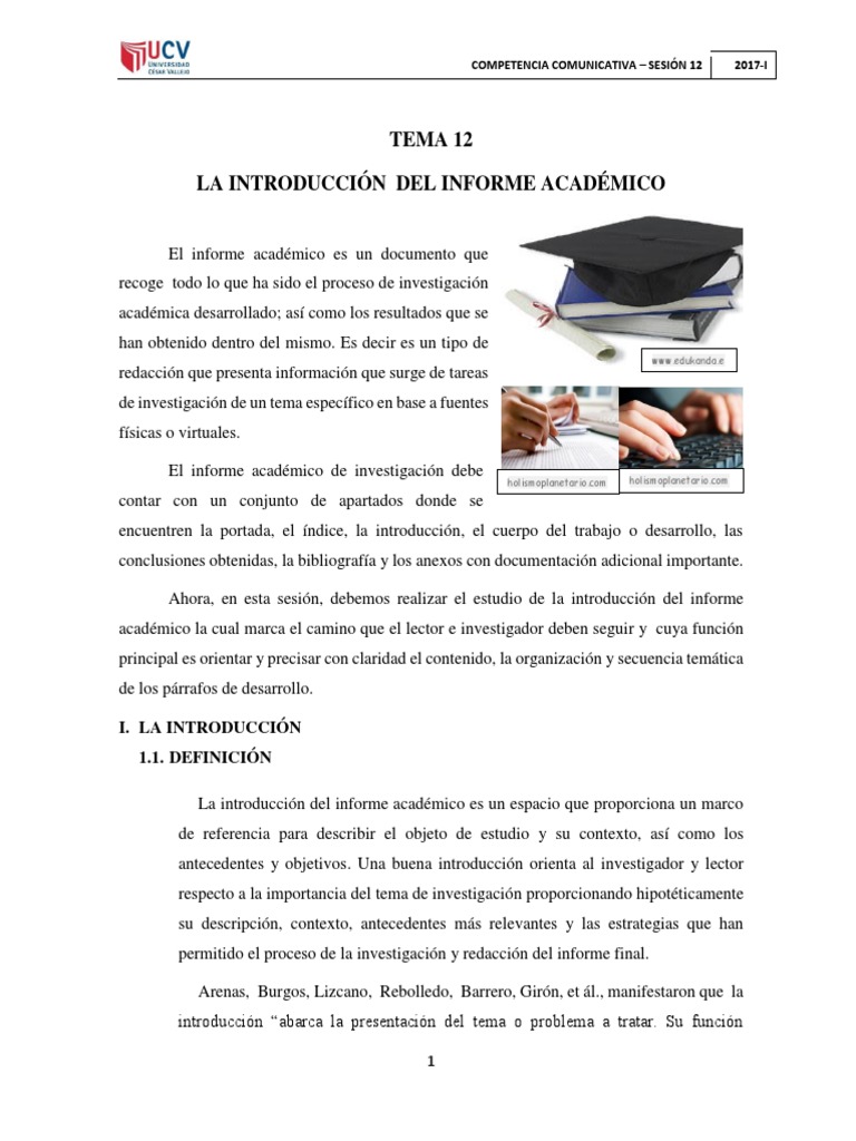 La Introducción Del Informe Académico | PDF | Turismo | Perú