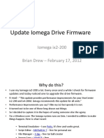 Update Iomega Drive Firmware: Iomega Ix2-200 Brian Drew - February 17, 2012