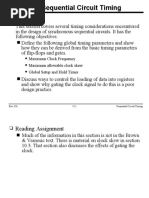 Setup and Hold Time Calculations