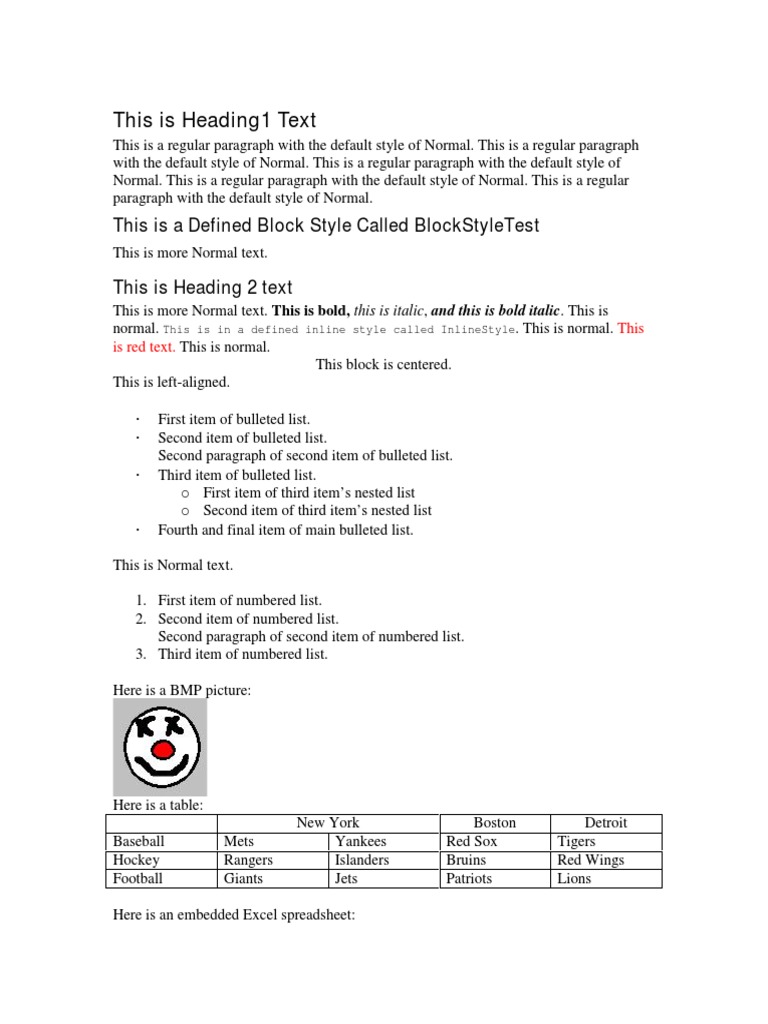 Document Structure and Formatting Guide | PDF | Teaching Methods ...