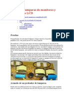 Prueba de Lamparas de Monitores y Pantallas de LCD