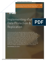 Implementing VSphere Data Protection & Replication - InE