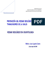 Eb-Riesgos Biologicos en Odontologia PDF