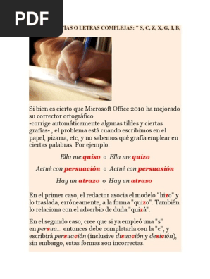 Uso De Grafias O Letras Complejas Trabajo De Comunicacionn Escritura Diccionario