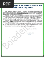 A ForÃ§a MÃ¡Gica Da Mediunidade Na Umbanda Sagrada