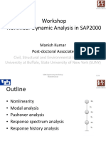 SAP2000 Nonlinear Dynamic Analysis
