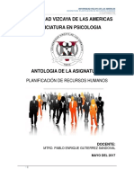 Antologia Planificación de Recursos Humanos PDF