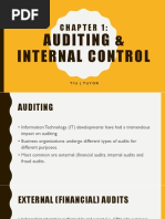 Auditing in Computer Environment System, Chapter 1 by James Hall