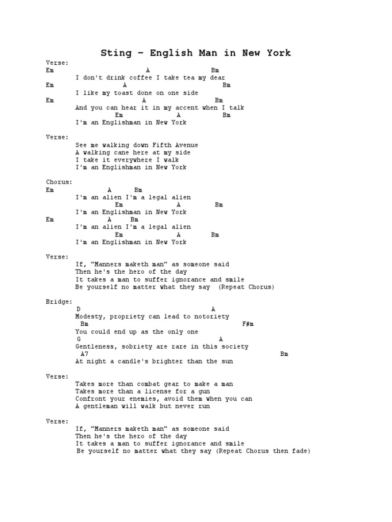 Acoustic Songs With Guitar Chords Song Structure Desert